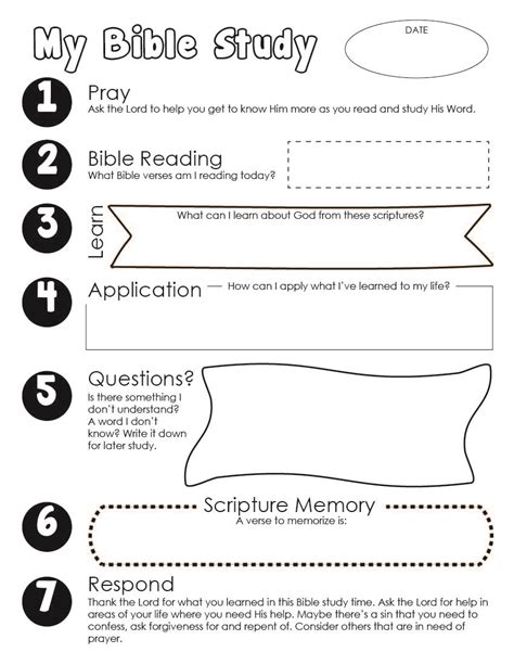 Bible Study Guide For Kids Free Printable Wildly