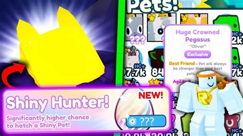 The Shiny Pets Update In Pet Simulator X And Hardcore Mode New Update