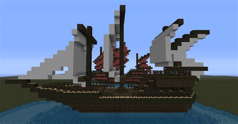 Two Awesome Ships Schematic World Save Minecraft Map 2a2