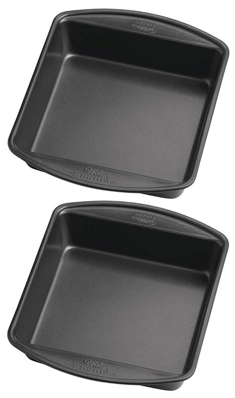 Wilton Perfect Results 8 Inch Square Cake Pan Pack Of 2 Pans Want