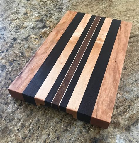 Cookware Cutting Boards Cherry And Hard Maple End Grain Cutting Board Pe