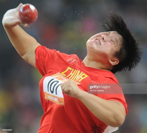 Yes, it's the path one must take in life.' and more. Gong Lijiao of China competes in the women's shot put ...