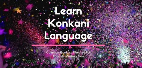 How To Learn Konkani Language Common Konkani Words And Phrases Goa