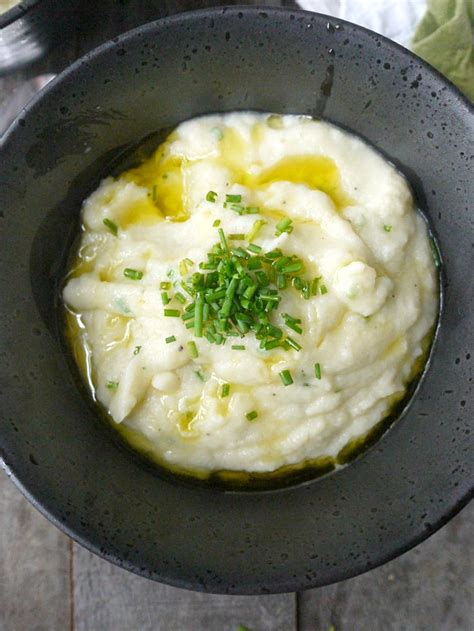 Garlic Cauliflower Mash Healthy Recipe Ecstasy