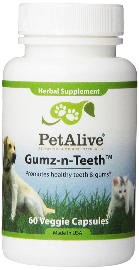 Petalive Gumz N Teeth For Healthy Pet Gums And Teeth 60 Caps Read