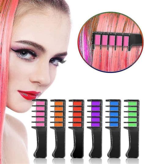 Disposable Hair Chalk Combprofessional Temporary Instant Hair Color
