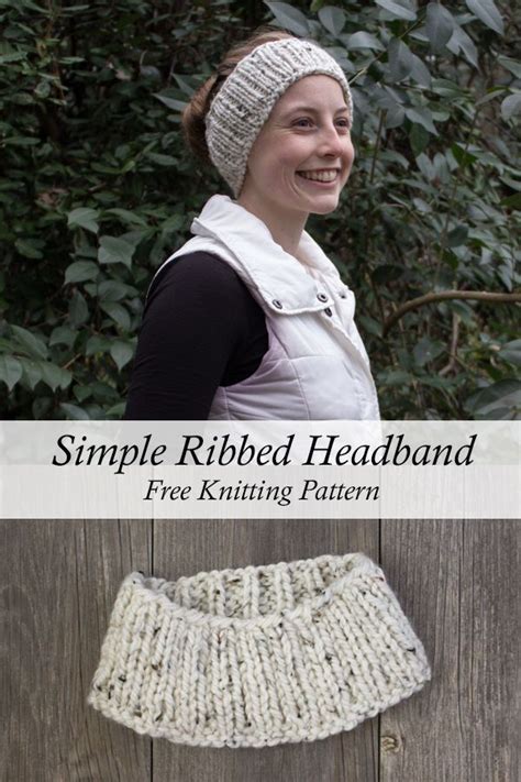Super Simple Ribbed Headband Pattern By Snickerdoodle Knits Knit