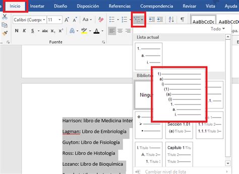 Crear Una Lista En Word Imagesee