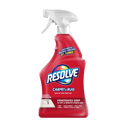 Resolve Carpet Cleaner Stain Remover Spray Shop Carpet And Upholstery