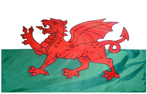 Wales flag or national emblem, isolated on white background. Buy Wales - 2'X3' Nylon Flag | Flagline
