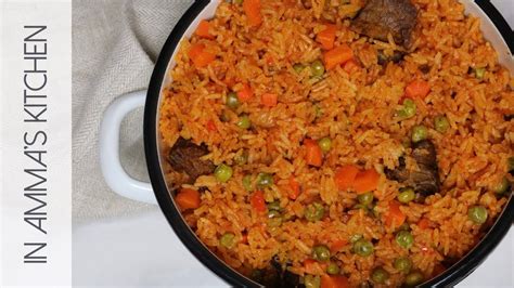 How To Make Ghanaian Jollof Rice Africanfood Happily Natural