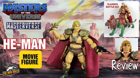 Masters Of The Universe Masterverse Movie He Man Figure Review Youtube