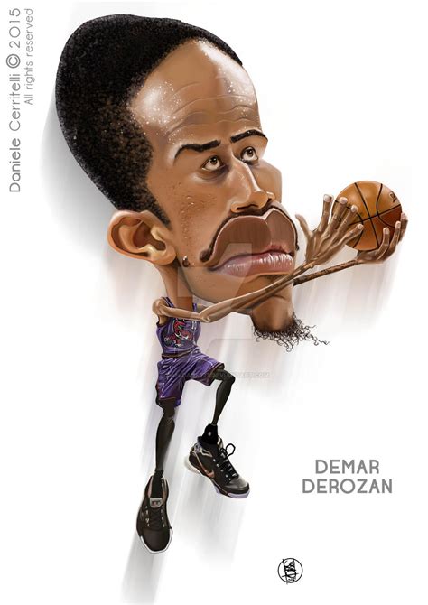 21 Demar Derozan Caricature By Danidark777 On Deviantart