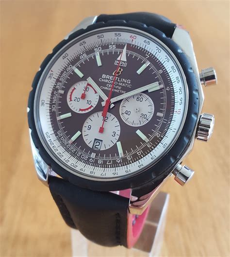 Breitling Chrono Matic Automatic Chronograph Mens Watch 49mm A14360