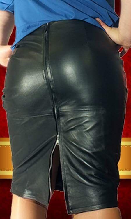 Black Leather Skirt Bottom Lederrock Leder Minirock Schwarze Lederr Cke