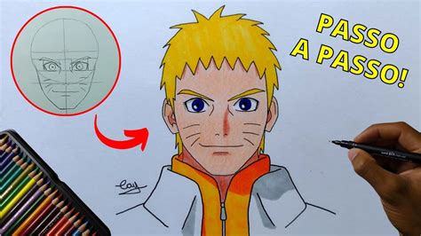 Aprenda A Desenhar Naruto Hokage Boruto Passo A Passo Clique No My