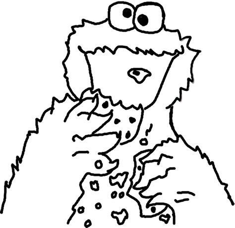 Cookie Monster Coloring Pages To Download And Print For Free