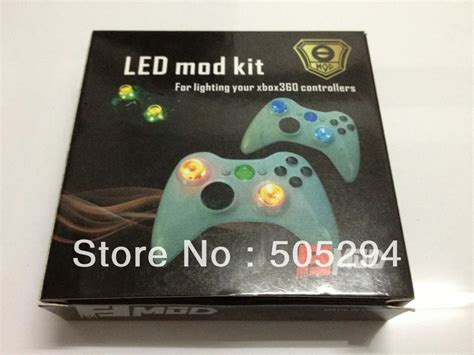 Free Shipping Led Mod Kit For Xbox 360 Controllers Light Up Your