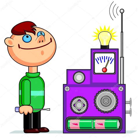 Young Inventor Stock Illustration By ©mjak 13378809