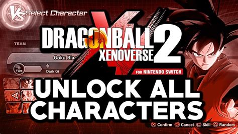 Dragon ball xenoverse 2 is officially available for nintendo switch. Dragon Ball Xenoverse 2 for Nintendo Switch - How To Unlock All Characters From The Start! (DLC ...