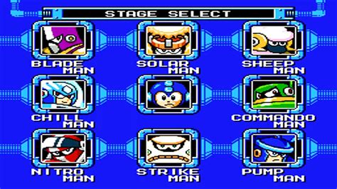 Mega Man 10 Stage Select Sega Genesis Remix Youtube