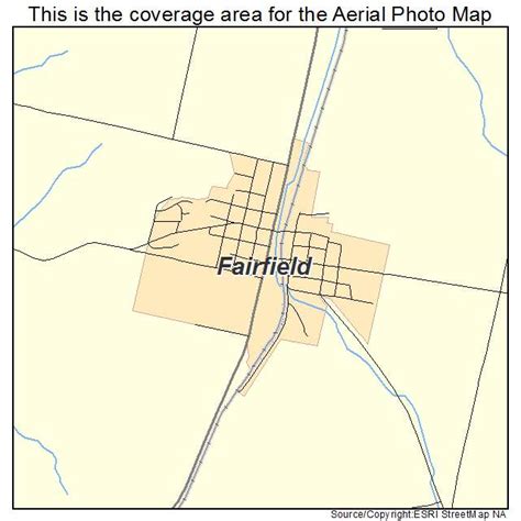 Aerial Photography Map Of Fairfield Wa Washington
