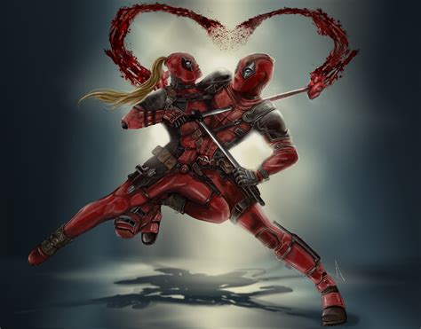 2560x1080 Dedpool Vs Lady Deadpool 2560x1080 Resolution Hd 4k Wallpapers Images Backgrounds