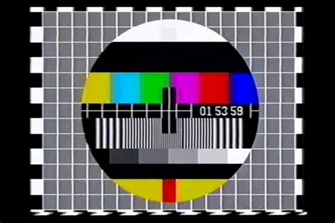 Colour tv system used was secam d/k. Tv-Testcard - YouTube