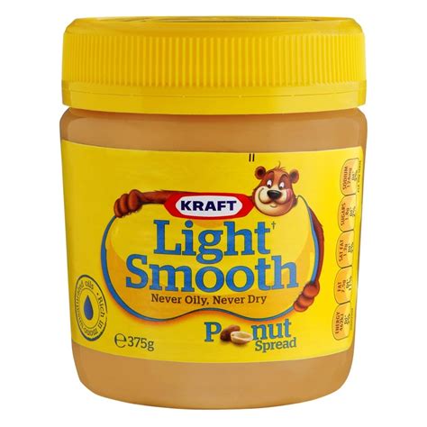 Buy Kraft Peanut Butter Light Smooth 375g Online At Nz