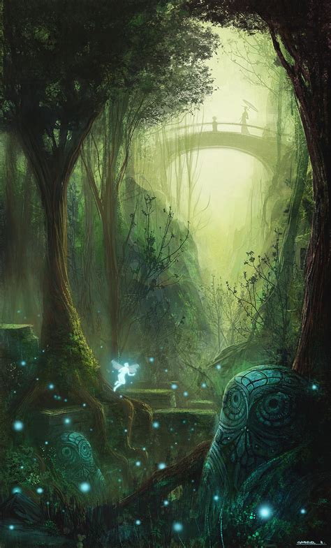 Forgotten By Ellixus On Deviantart Fantasy Art Landscapes Fantasy