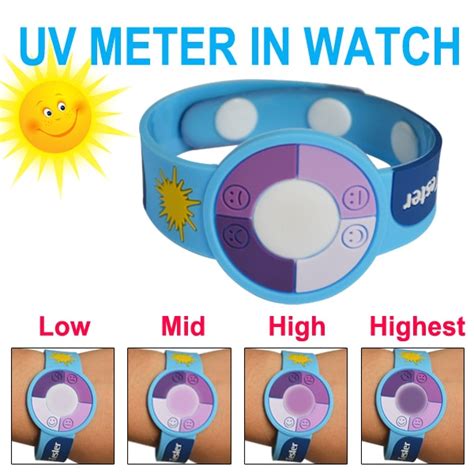Ultraviolet Uv Tester Bracelet Watch Uv Ray Detector Test Sun Radiation