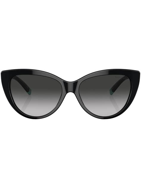 tiffany and co eyewear cat eye sunglasses farfetch