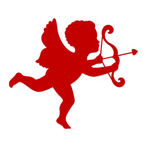 Cupid Valentines Day Angel With Bow Free Svg File Svg Heart