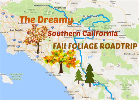 Take This Road Trip To See The Best Fall Foliage In Southern California