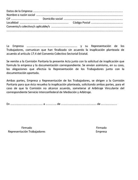 Modelo Carta Mutuo Acuerdo De Las Partes Articulo 159 Noticias Modelo