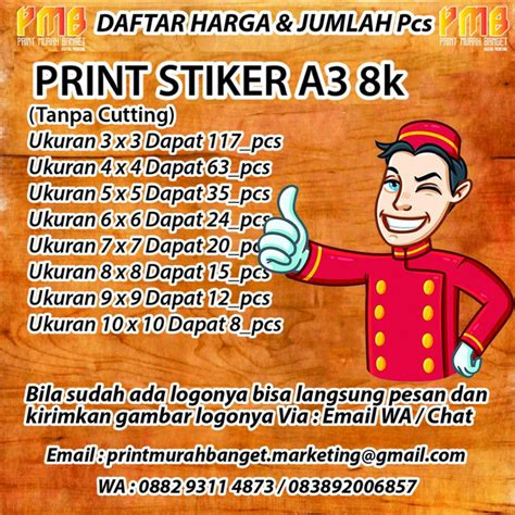 Jual Cetak Stiker Label Vinyl Transparan A Cut Cetak Vrogue Co