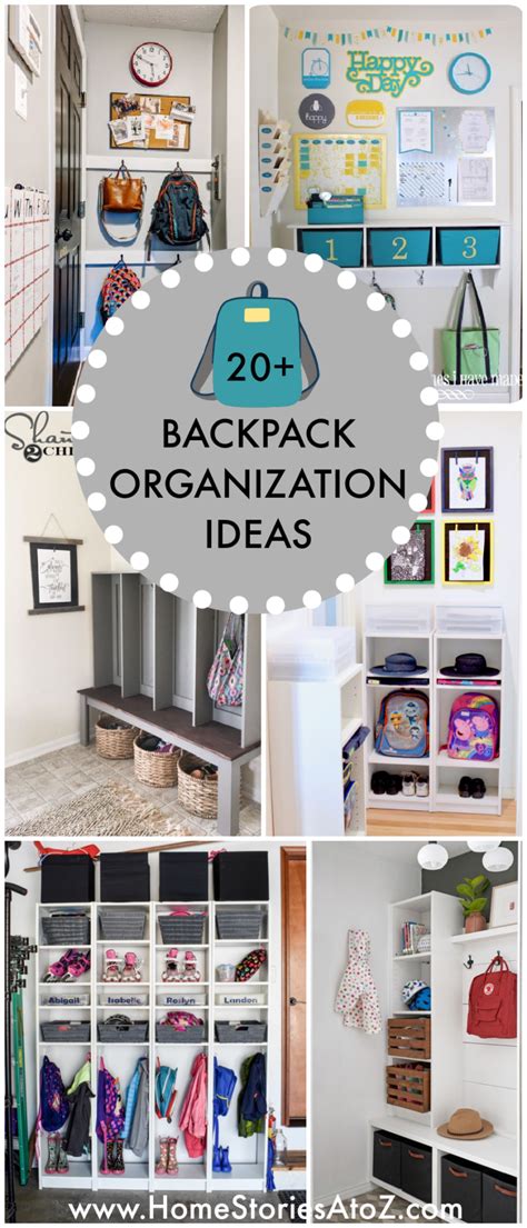Back To School Organization How To Organize Backpacks And School