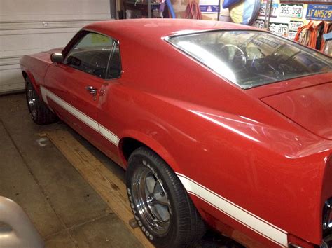 Red 1970 Mach 1 Ford Mustang Photo Detail