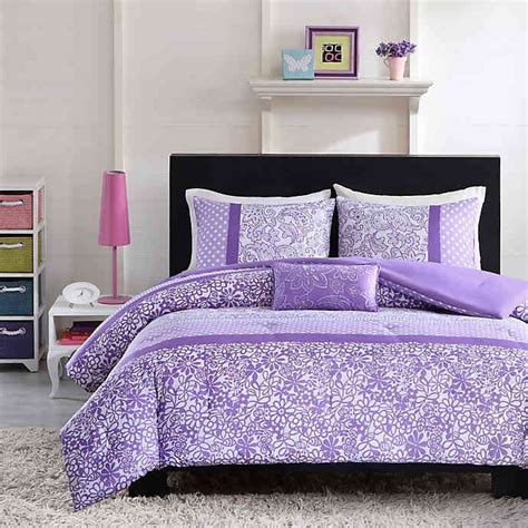 Mizone Riley Reversible Comforter Set In Purple Bed Bath And Beyond