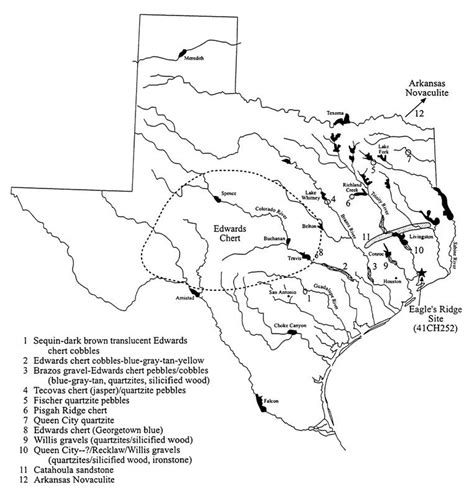 Texas Chert Fossil Hunting Rock Identification Trinity River