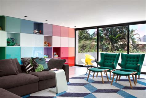Colorful And Vibrant Home Interior By Guilherme Torres Architects