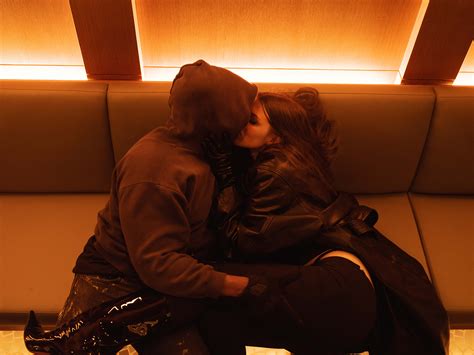 See Julia Fox Straddle Kanye West As Couple Shares Passionate Kiss In
