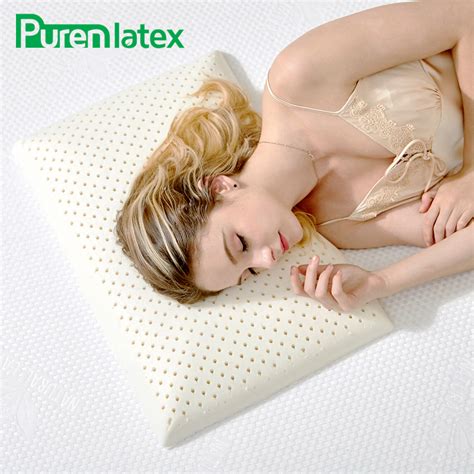 Purenlatex 60407 Thailand Natural Latex Orthopedic Pillow Neck Spine Protect Cervical