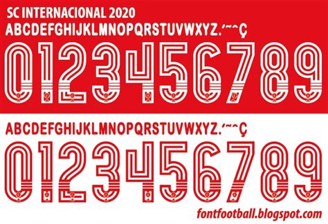 Pngtree offers 1000+ editable euro 2020 font png, psd for you. FONT FOOTBALL: Font Vector SC Internacional Adidas 2020 kit