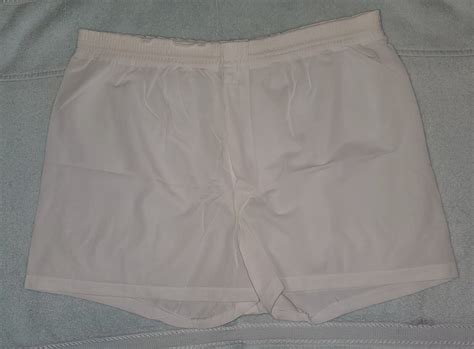 Vintage Jockey Boxer Shorts Silky Sheer White Nylon Tricot Size Made