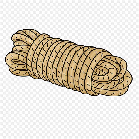 Rope Bundle Clipart PNG Images A Bundle Of Yellow Climbing Rope