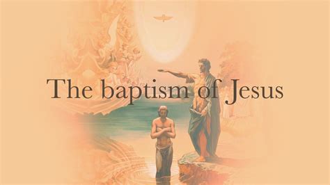 The Baptism Of Jesus Sermon Series Designs