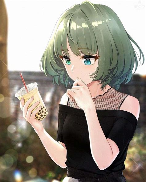 Anime Girl Short Hair Wallpaper Tresnadev