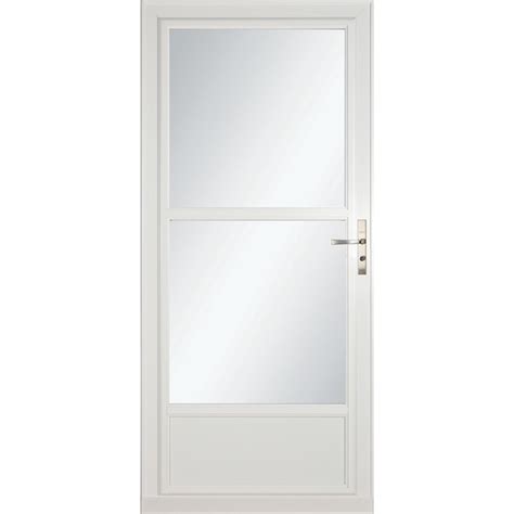 Larson Tradewinds Selection 32 In X 81 In White Mid View Retractable