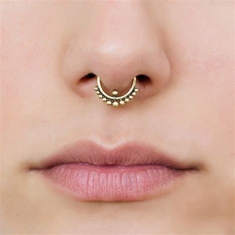 Umanativedesign Shared A New Photo On Etsy Nose Piercing Septum Ring